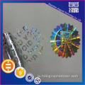 Label Stiker Hologram PET PET VOID 3D